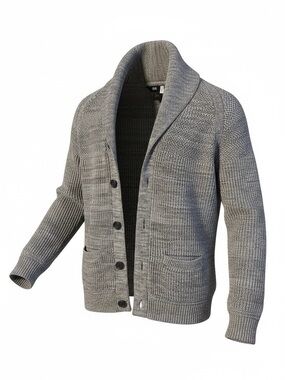 H&M Men’s 100% Cotton Shawl Collar Cardigan